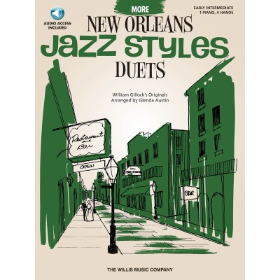 WILLIAM GILLOCK MORE NEW ORLEANS JAZZ STYLES DUETS + AUDIO EN LIGNE - PIANO DUET