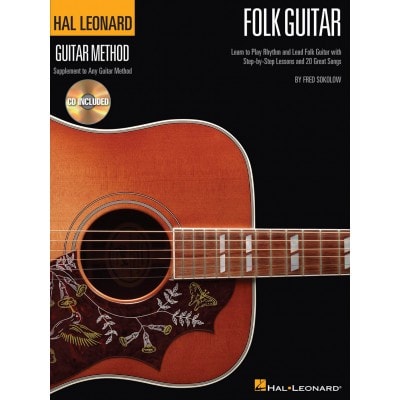 HAL LEONARD SOKOLOW FRED HAL LEONARD GUITAR METHOD FOLK + AUDIO EN LIGNE - GUITAR TAB