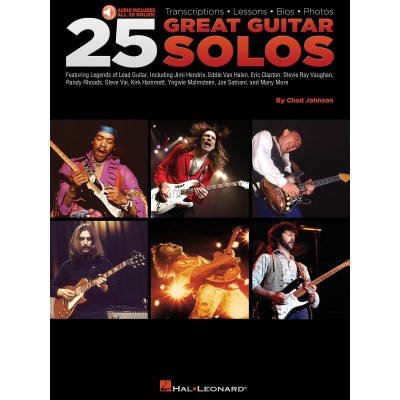 25 GREAT GUITAR SOLOS + MP3 - GUITARE TAB