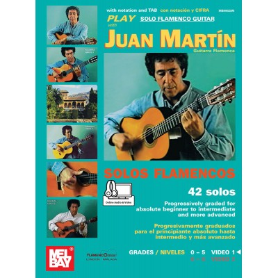 MEL BAY JUAN MARTIN - SOLOS FLAMENCOS (+ AUDIO EN LIGNE & )