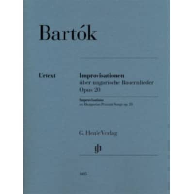BARTOK BELA - IMPROVISATIONS ON HUNGARIAN PEASANT SONGS OP.20 - PIANO 