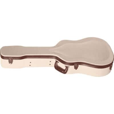 ETUIS GUITARE BOIS DELUXE GW JOURNEYMAN RESONATOR BEIGE