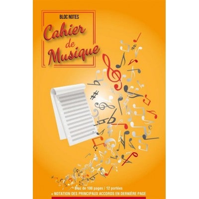  Cahier De Musique Bloc