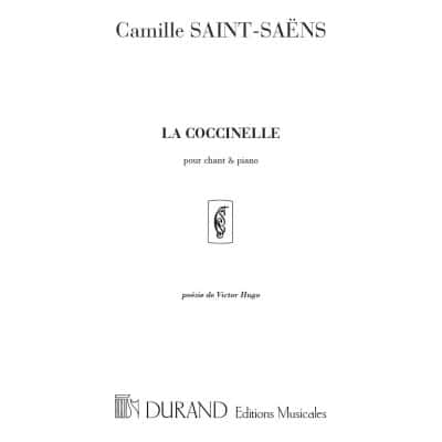  Saint-saens C. - Coccinelle - Chant Et Piano