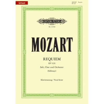 MOZART WOLFGANG AMADEUS - REQUIEM K626 - MIXED CHOIR