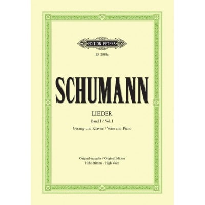  Schumann Robert - Complete Songs Vol.1: 77 Songs - Voice And Piano (par 10 Minimum)