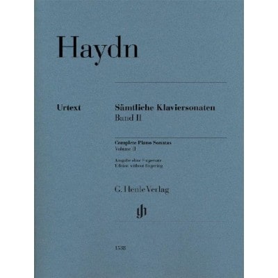 HENLE VERLAG JOSEPH HAYDN - COMPLETE PIANO SONATAS VOLUME II 