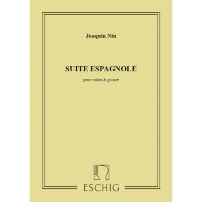 NIN - SUITE ESPAGNOLE - VIOLON ET GUITARE