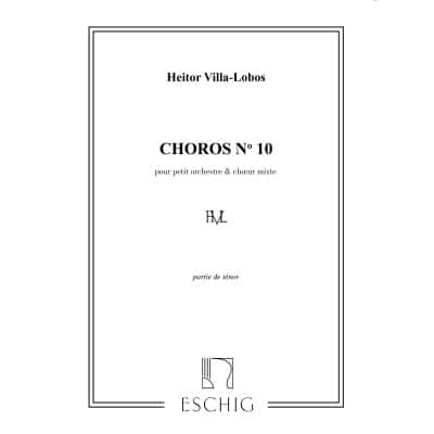  Villa-lobos - Choros N 10 - Voix Tenors