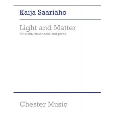 SAARIAHO K. - LIGHT AND MATTER - CONDUCTEUR ET PARTIES 