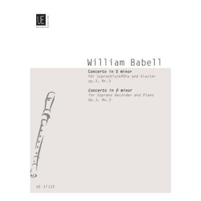  Babell William - Concerto D Min  Op.3/3 - Recorder