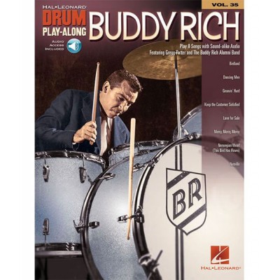 HAL LEONARD HAL LEONARD DRUM PLAY-ALONG VOL.35 - BUDDY RICH