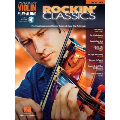 ROCKIN' CLASSICS - VIOLIN PLAY ALONG VOL.53