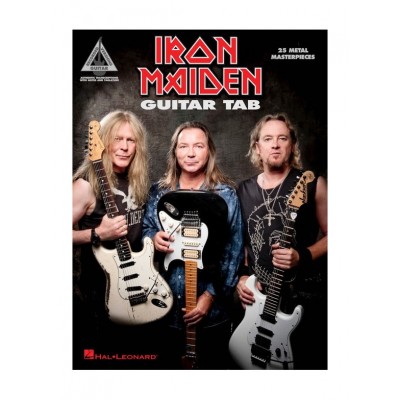 HAL LEONARD IRON MAIDEN - 25 METAL MASTERPIECES - GUITARE TAB