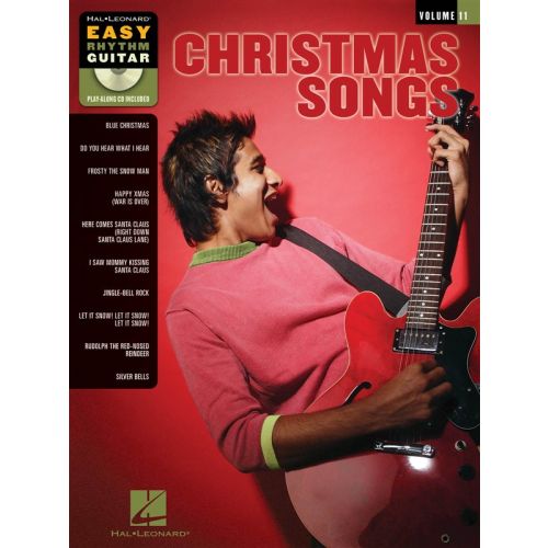  Christmas Songs Easy Rhythm Guitar + Cd - Guitar Tab