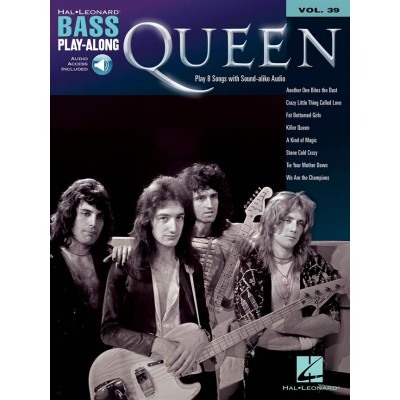 HAL LEONARD BASS PLAY ALONG VOL.39 - QUEEN 