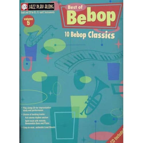  Jazz Play Along Vol.05 10 Bebop Classics Bb, Eb, C Inst. Cd