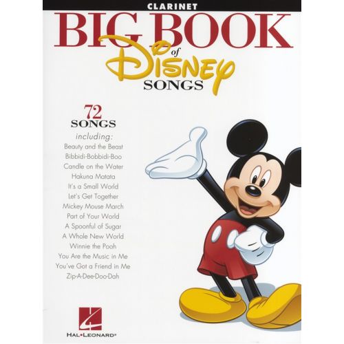 THE BIG BOOK OF DISNEY SONGS INSTRUMENTAL FOLIO - CLARINET