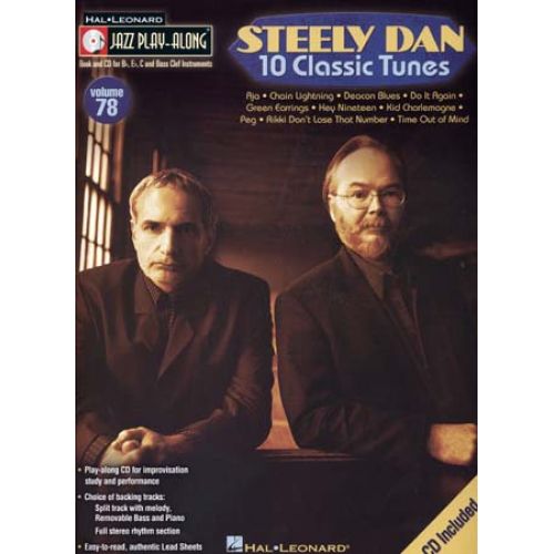 JAZZ PLAY ALONG VOL.78 STEELY DAN 10 CLASSIC TUNES + CD