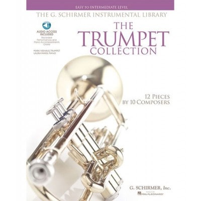 SCHIRMER TRUMPET COLLECTION + MP3, EASY TO INTERMEDIATE LEVEL - TROMPETTE, PIANO