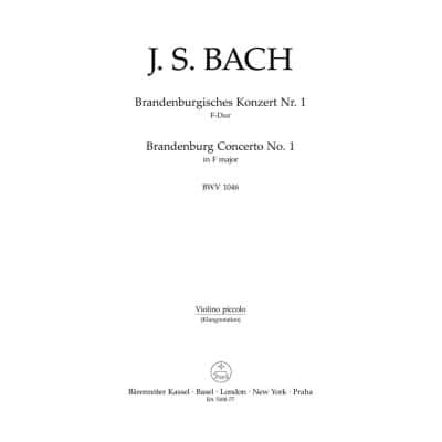 BACH J.S. - BRANDENBURGISCHES KONZERT NR. 1 - VIOLIN