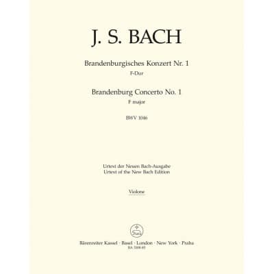 BACH J.S. - BRANDENBURGISCHES KONZERT NR. 1 - VIOLIN