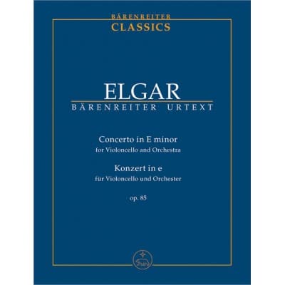 ELGAR E. - KONZERT FÜR VIOLONCELLO UND ORCHESTER E-MOLL OP.85 - CONDUCTEUR DE pOCHE  