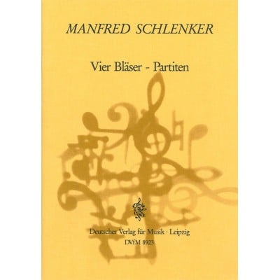 EDITION BREITKOPF SCHLENKER MANFRED - VIER BLASER-PARTITEN - WIND ENSEMBLE