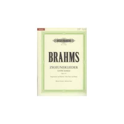  Brahms Johannes - 8 Zigeunerlieder Op.103 (medium Voice) - Voice And Piano (par 10 Minimum)