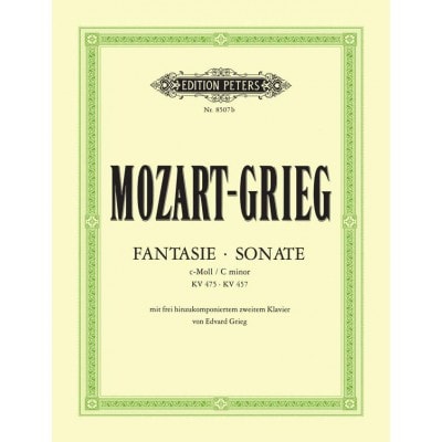  Mozart Wolfgang Amadeus / Grieg Edvard - Sonata In C Minor K457 (with Fantasia K476) - Piano 4 Hands
