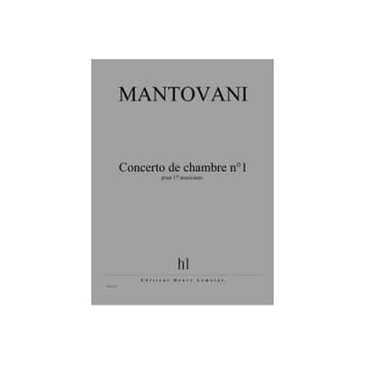  Mantovani B. - Concerto De Chambre N 1 - Conducteur