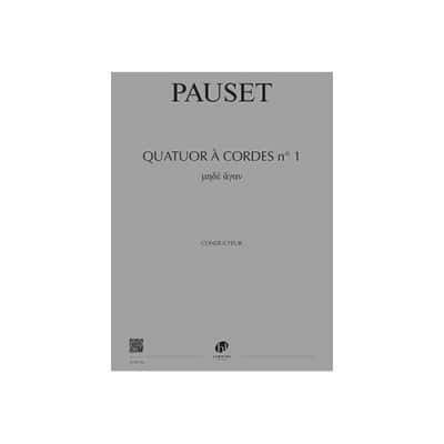 LEMOINE PAUSET - QUATUOR À CORDES N°1 MÈDEN AGEN - 2 VIOLONS, ALTO ET VIOLONCELLE