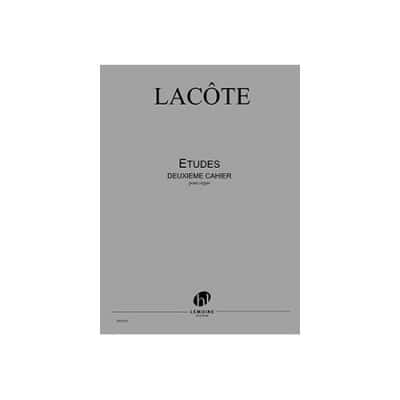  Lacôte Th. - Etudes 2e Cahier - Orgue
