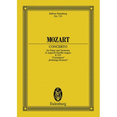  Mozart W.a. - Concerto No.26 D Major Kv 537 - Piano And Orchestra