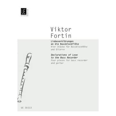 FORTIN - DECLARATION OF LOVE TO THE BASS FLUTE A BEC ET GUITARE