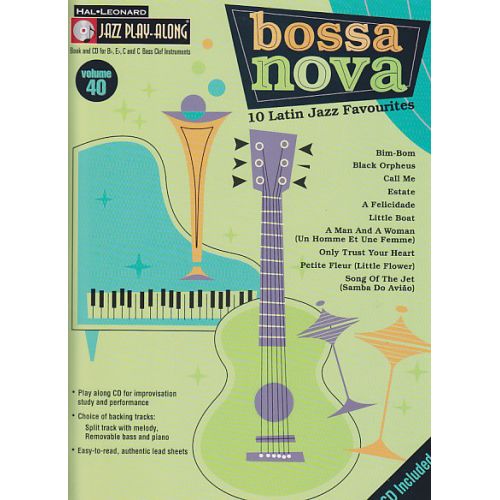  Jazz Play Along Vol.40 + Cd - Bossa Nova - Bb, Eb, C Instruments
