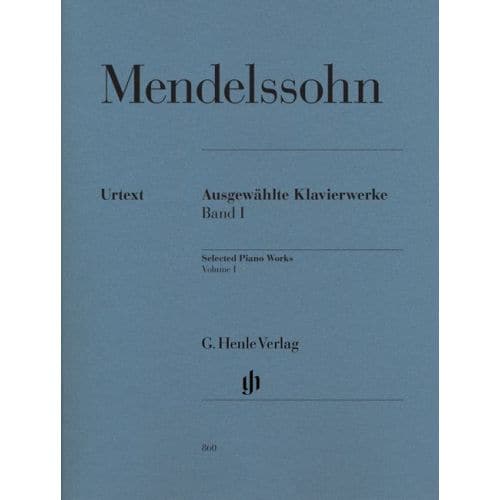 MENDELSSOHN B F. - OEUVRES POUR PIANO VOL.1