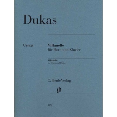 DUKAS PAUL - VILLANELLE - COR and PIANO