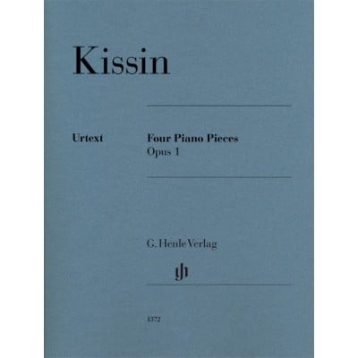 HENLE VERLAG KISSIN EVGENY - FOUR PIANO PIECES OPUS.1