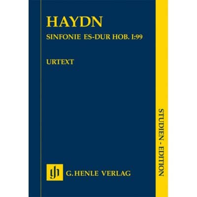 HAYDN JOSEPH - SYMPHONIE EN MI BEMOL MAJEUR Hob. I:99 - SCORE 