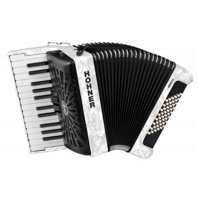 HOHNER BRAVO II 48 BLANC