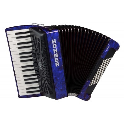 HOHNER BRAVO III 72 BLEU