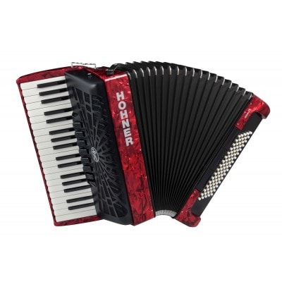 HOHNER BRAVO III 80 ROUGE