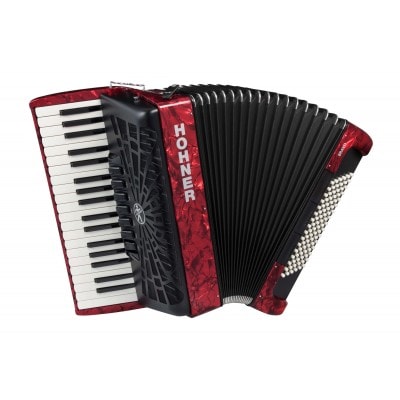 HOHNER BRAVO III 96 ROUGE