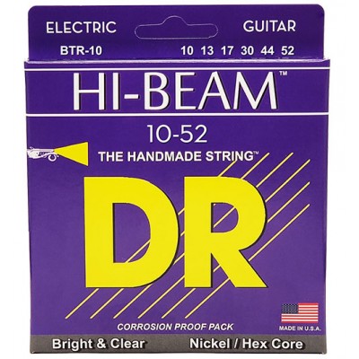 DR STRINGS BTR-10 HI-BEAM NICKEL PLATED MEDIUM-HEAVY 10-52