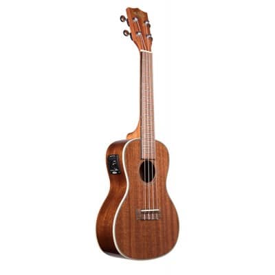 KALA KA-CGE AVEC HOUSSE CONCERT GLOSS MAHOGANY