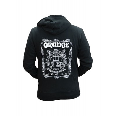 ORANGE AMPS HOODIE CREST, L - BLACK