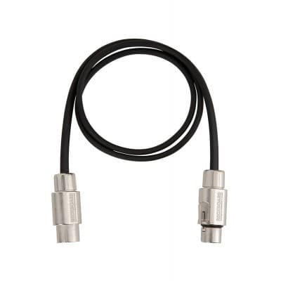 CABLE PATCH XLR - 90 CM - NOIR