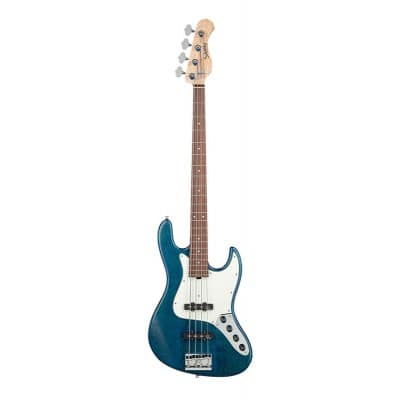 METROLINE VINTAGE J BASS ALDER OCEAN BLUE TRANS. SATIN