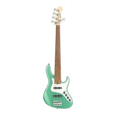 METROLINE VINTAGE J BASS ALDER SAGE GRN METALLIC SATIN